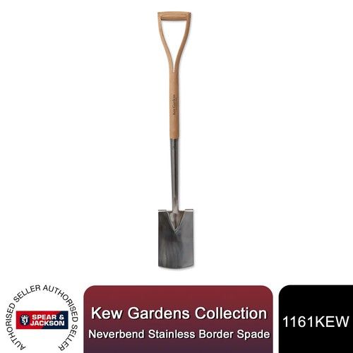 Spear & Jackson 1161KEW Kew Gardens Neverbend Stainless Border Spade - Durable