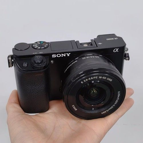 Sony Alpha A6000 Digital Camera with 16-50mm Lens 24.3MP Date/Time Stamp Black