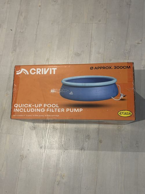 🔥 QUICK-UP SWIMMING POOL INCLUDING FILTER & PUMP - APPROX 300CM - FAST DISPATCH — image 1