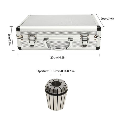 ER32 Collet Chuck Holder Precision ER32 Collet Set MT3 Shank Chuck+18 Collets — image 2