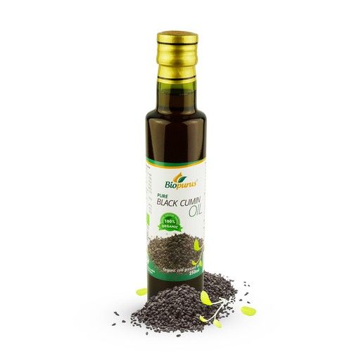 Biopurus Israeli Organic Cold Pressed Black Cumin / Black Seed Oil 250ml