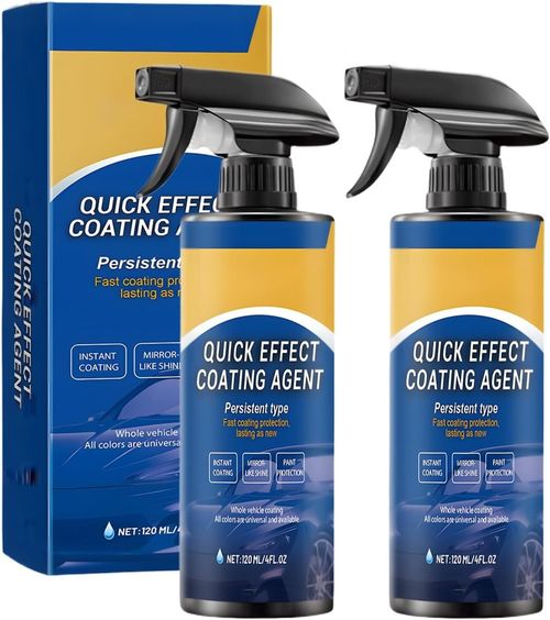2x 120ml Car Quick-Acting Coating Agent Spray,Car Coating Spray,Multi-functional — image 2