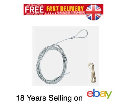 HENDERSON GARAGE DOOR LOCK CABLE LOCKING HANDLE PULL WIRE CORD FOR LATCH SPARES — image 1