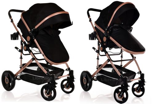 LIBREBON Baby Pram WITH CAR SEAT Buggy 3 in 1 Travel System Pushchair Up To 22Kg — image 5