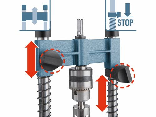 Adjustable Drill Stand, Metal Drill Press Stand with Chuck 1–10mm — image 9