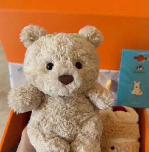 Jellycat Bartholomew Junior Bear Plush Doll Rare BNWT + Dust Bag Excellent Cond