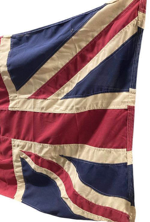 Union Flag Sewn Cotton 90 x 150cm 3 x 5 Feet New With Vintage Look British Flag — image 5
