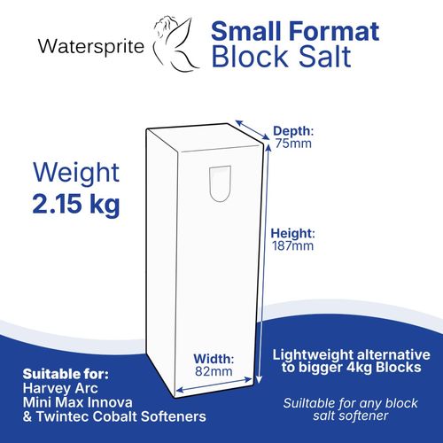 6 Pack 12 Block Small Format Block Salt for All Water Softeners Use Curve Block — image 2