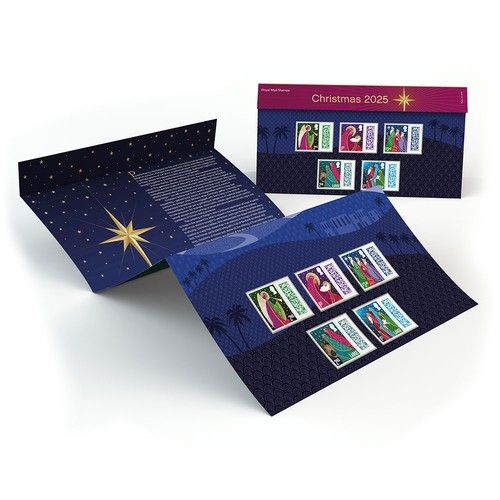 Christmas Stamps Presentation Pack 2025 from Royal Mail