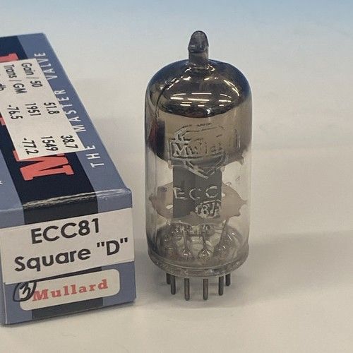 Mullard ECC81 12AT7 Square Getter / XXH4, Maxi-Pre test  Not Balanced, M0361