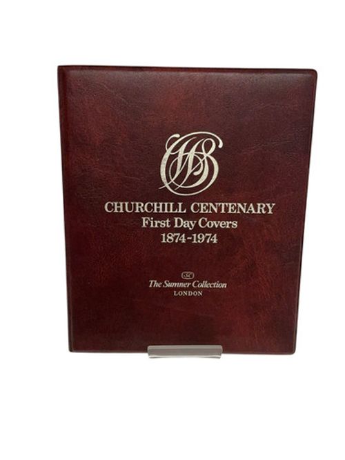 Churchill Centenary First Day Covers 1874-1974 Sumner Collection Album Set