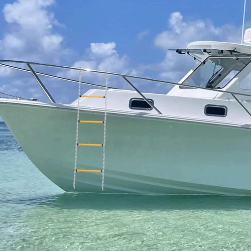 Portable Boat Ladder Nylon Rope Boat Ladder for Adults Stainless Steel Ladder — image 10