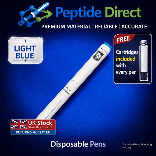 Disposable Peptide Pens Bulk (FREE CARTRIDGES INCLUDED) UK Same Day Blue
