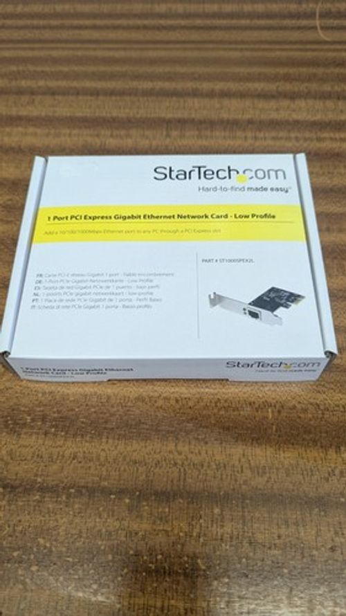 StarTech 1-Port PCI Express Gigabit Ethernet Network Card – ST1000SPEX2L
