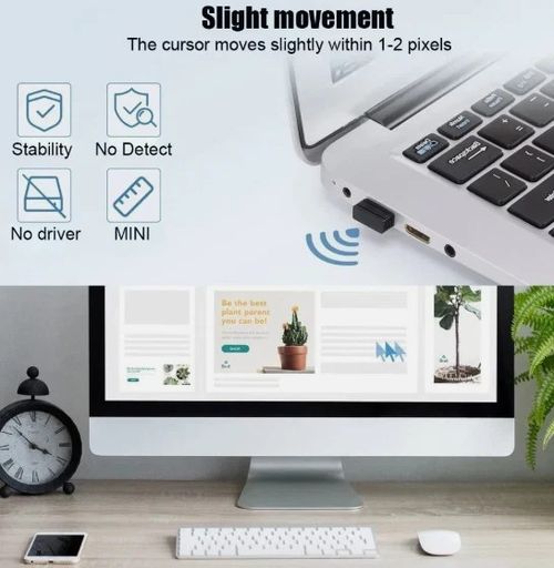 Mouse Jiggler Undetectable USB Mover Automatic Wiggler - Teams & Zoom Compatible — image 5