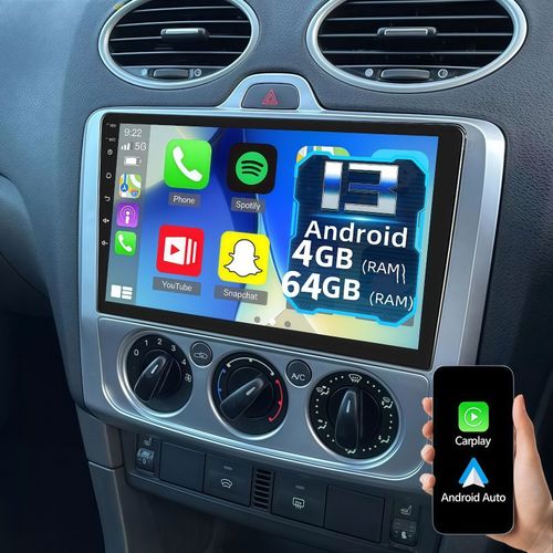 Stereo Radio For 2004-2011 Ford Focus Mk2 Android CarPlay GPS Sat Navi + Camera — image 2