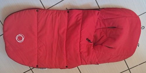 Bugaboo Bee Red Cosy Toes Footmuff Very Good Condition