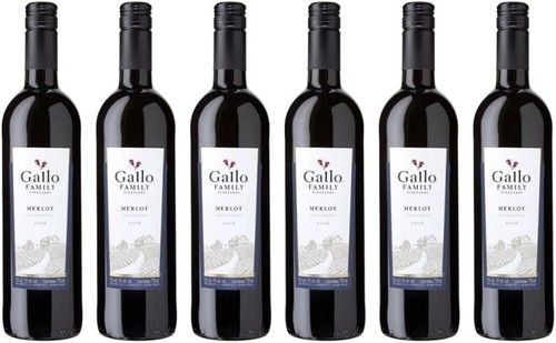 Gallo Family Merlot Red Wine Case of 6 x 75cl Bottles