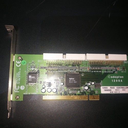Adaptec 1200A 2 Channel ATA 100 PCI RAID Controller AAR-1200A