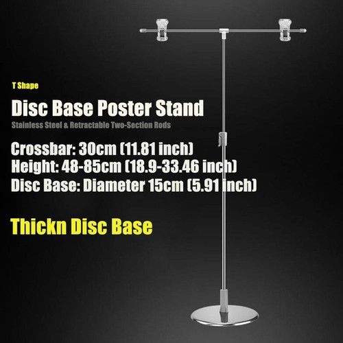 1pc Background Frame Photo Backdrop Stand for Products Mini T-shape Support