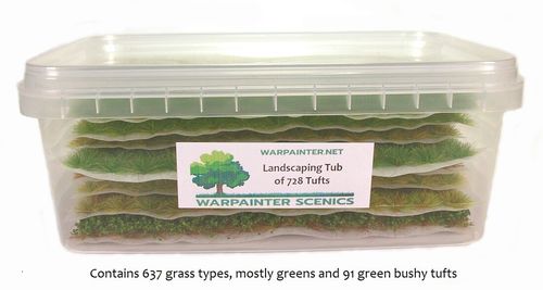 Static grass tufts self adhesive sheets - Model scenery flock diorama — image 1