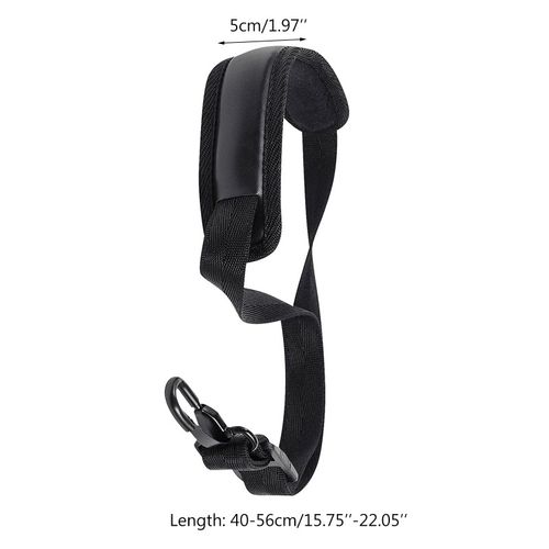 Leather Padded Saxophone Adjustable Neck Strap with Snap Hook for Alto Sax — image 8