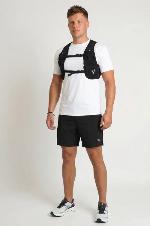 Running Vest Hydration Pack With 6 Pockets | Includes x2 500ml Soft Flasks S-XL — image 4