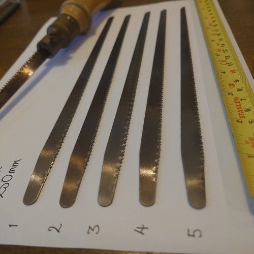 Pad SAW BLADES : Footprint, Eclipse, Hand, Keyhole,  Hobby - BLADES x 5.