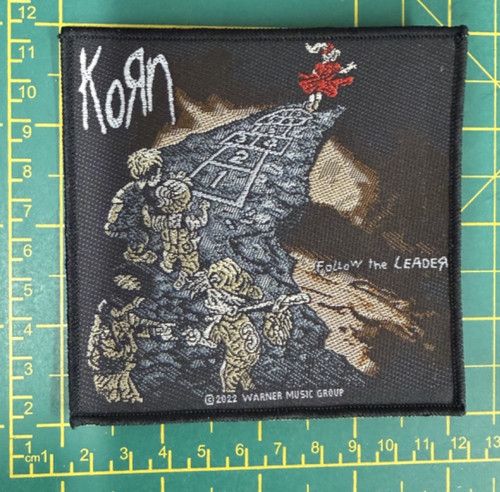 Korn Follow The Leader Woven Sew On Patch Officially  Licensed Patch