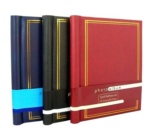 3 X SELF ADHESIVE LARGE PHOTO ALBUMS TOTALLING 60 SHEETS 120 SIDES ALBUM