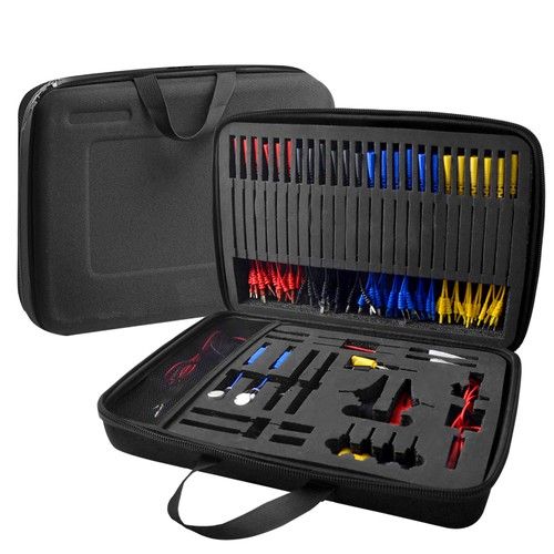 92pcs Multimeter Test Lead Kit Electrical Probe Test Automotive Diagnostic Tool