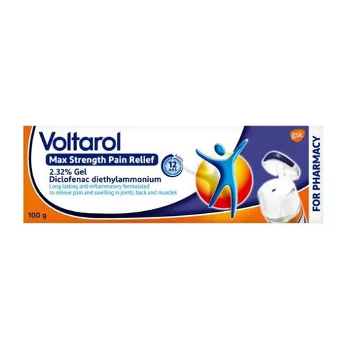 Voltarol Max Strenght Pain Relief Gel 12 Hour Joint Pain Relief 2.32% Gel 100g — image 1