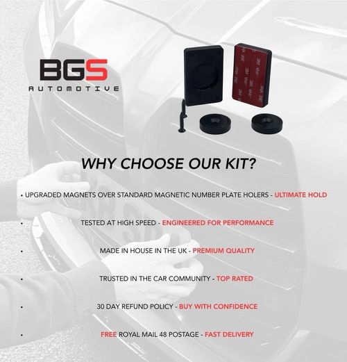 50KG Magnetic Number Plate Holders Strong Magnetic Plate Holders (Front & Rear) — image 7