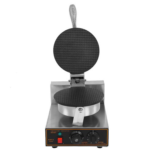 220V Electric Ice Cream Egg Waffle Cone Maker Machine Non Stick Pan — image 15