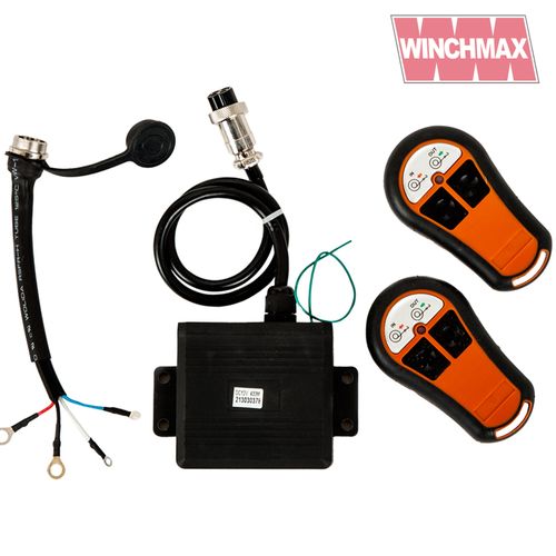 WINCH WIRELESS REMOTE CONTROL TWIN HANDSET 12V 12 VOLT  EXTERNAL RECEIVER IP67 — image 1