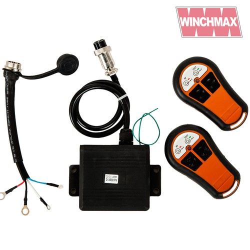 WINCH WIRELESS REMOTE CONTROL TWIN HANDSET 12V 12 VOLT  EXTERNAL RECEIVER IP67
