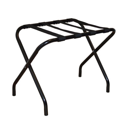 Folding Metal Luggage Rack - Black — image 1