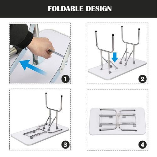 Pet Foldable Grooming Table w/ Adjustable Height Non-Slip Tabletop with 2 Leash — image 17