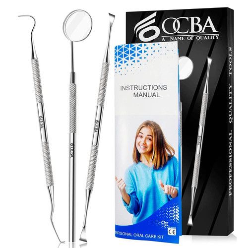 DENTAL TEETH CLEANING KIT MULTI FLOSS PLAQUE REMOVER CARE TOOTH SCRAPER TOOLS