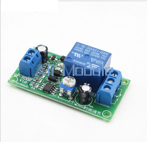 DC12V 0-60 Second Delay Time Turn off Switch NE555 Adjustable Timer Relay Module — image 2