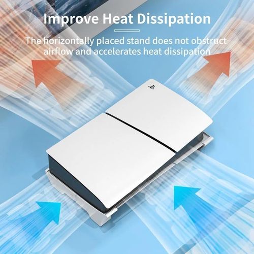 Anti-Slip Cooling Base Horizontal Stand for PS5 Slim Pro Console Holder — image 5