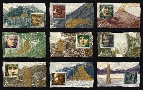 New Zealand 2026 The Lord of the Rings Mint MNH Miniature Sheet Set of 9