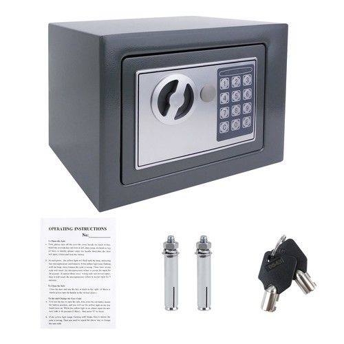 SECURE DIGITAL STEEL SAFE ELECTRONIC OFFICE HOME MONEY SAFETY BOX HIGH SECURITY