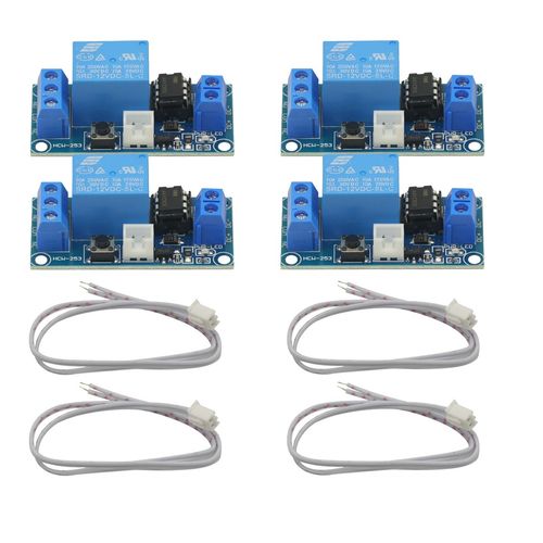 12v 1 Channel Latching Relay Module with Touch Bistable Switch MCU Control 2~4X — image 2