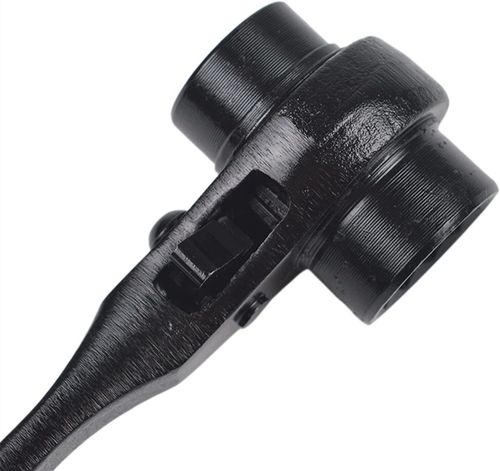 Ratchet Podger Spanner 50mm x 55mm Scaffold Spanner, Double Socket Wrench Black — image 2