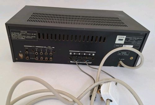 ​Vintage Sony TA-11 Stereo Amplifier & ST-11L Tuner Stack. Silver Face VU Meters — image 8