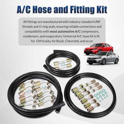 Air Conditioning Hose and Fitting Kit 6.5ft #6#8#10 AC Hoses for A/C AC.121.001 — image 5