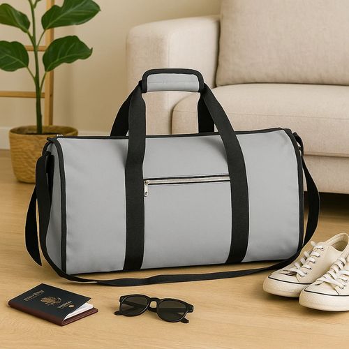 45L Duffel Bag Travel Holdall Large Foldable Suit Garment Carrier Bag + Strap — image 2
