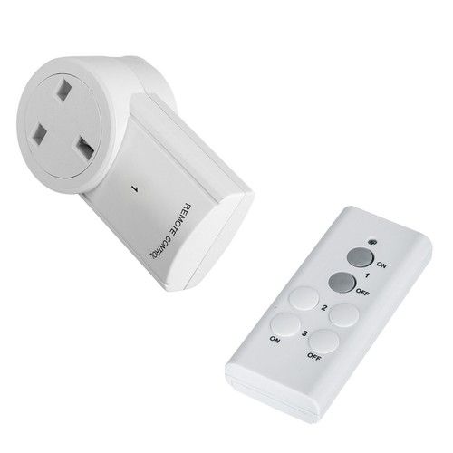 Remote Control Sockets Wireless Switch Home Mains Power Outlet Pack UK Plug NEW
