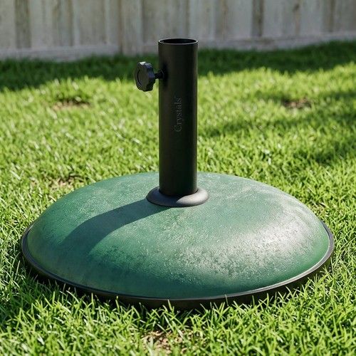 11kg Heavy Duty Concrete Round Umbrella Parasol Base Stand Garden Outdoor Patio